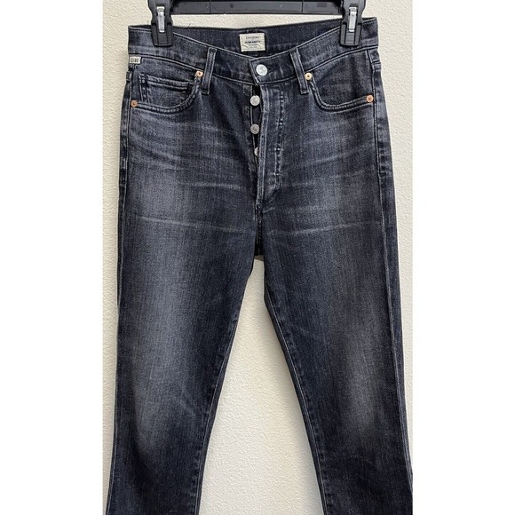 Citizens of Humanity Premium Vintage Olivia High Rise Crop Jeans Size 26 Gray - Picture 12 of 14